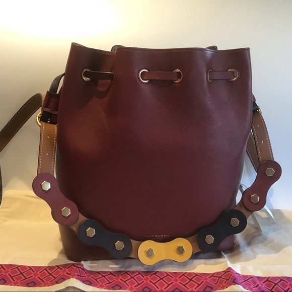 Tory Burch Caroline Hobo multi color NEW - Picture 7 of 8